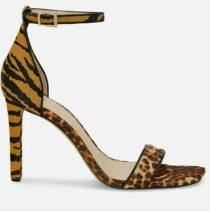 WOMEN'S VINCE CAMUTO LAURALIE SANDAL SIZE 7, 7.5Tiger Hair Leopard